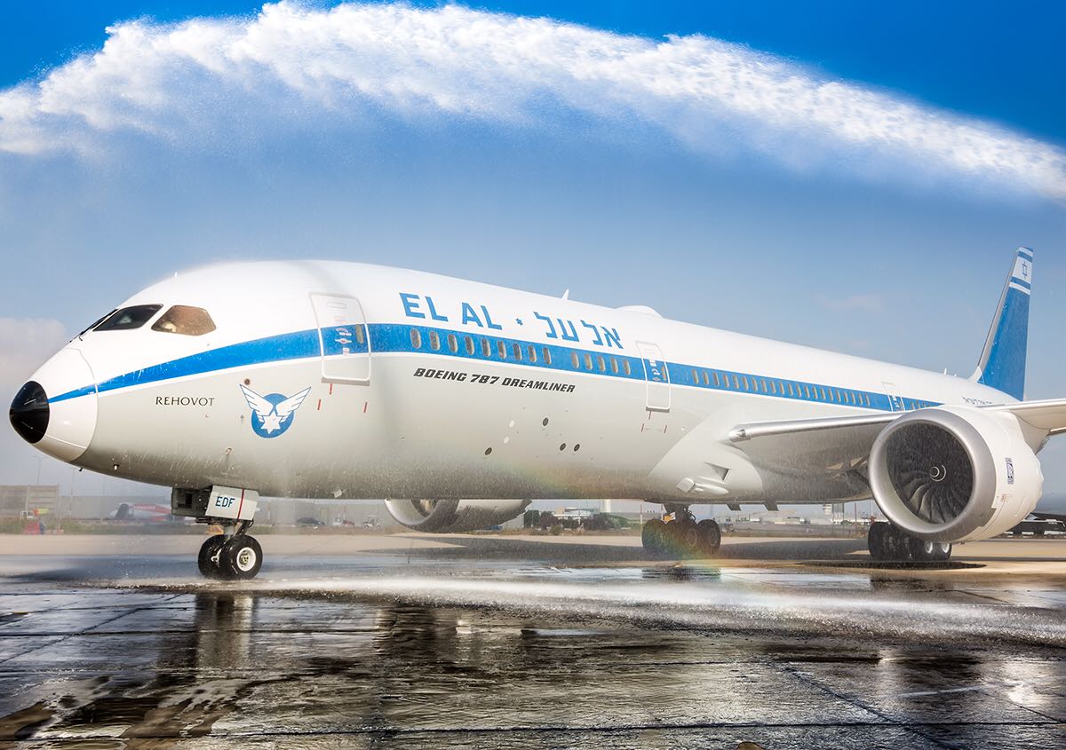 EL AL Israel Airlines recibe Boeing 7879 con livery retro