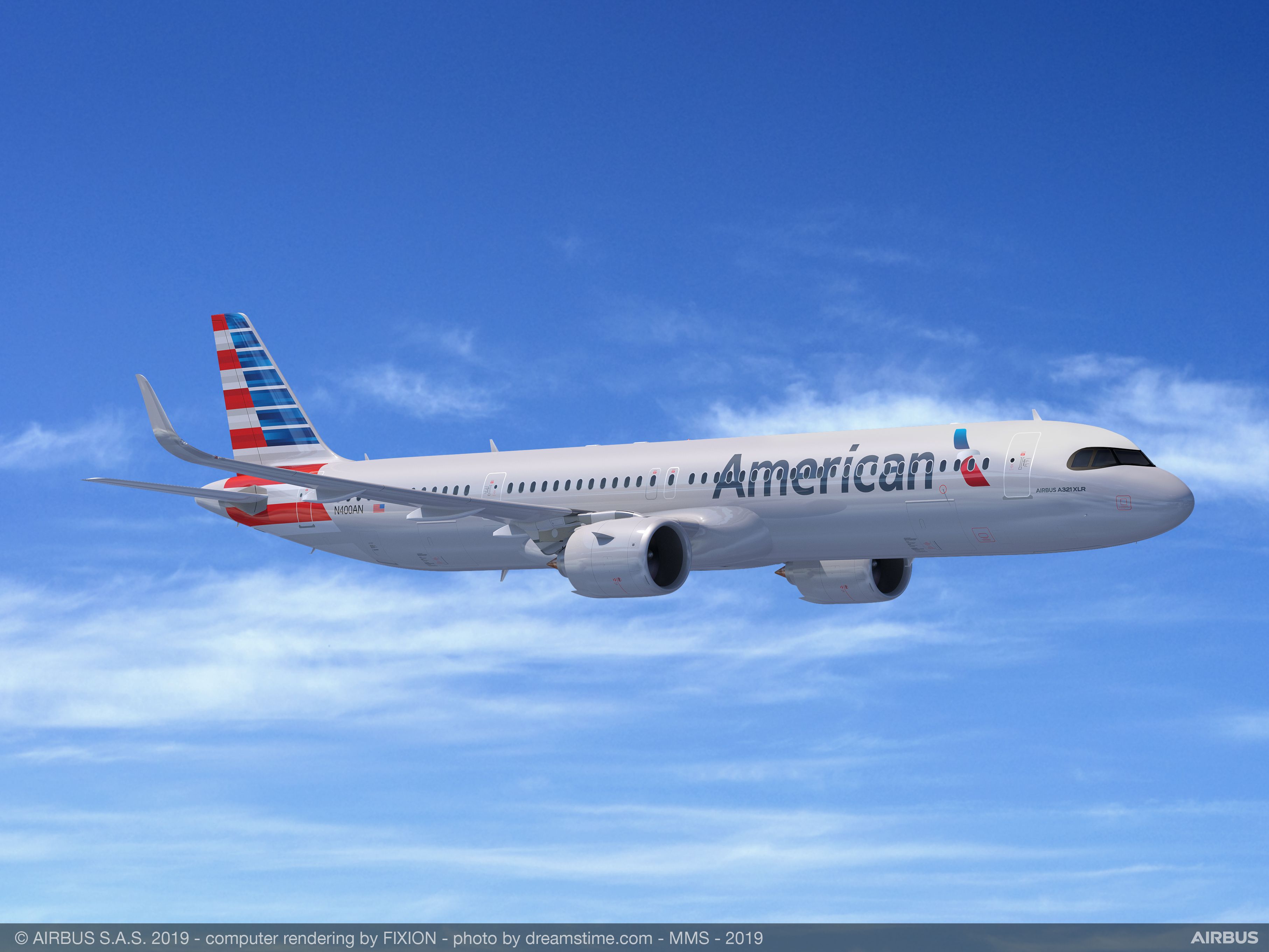 PAS2019: American Airlines anuncia un pedido por 50 aviones Airbus A321XLR