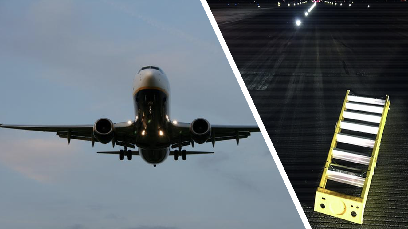 Por esta razón, tres aviones aterrizaron con una escalera en medio de