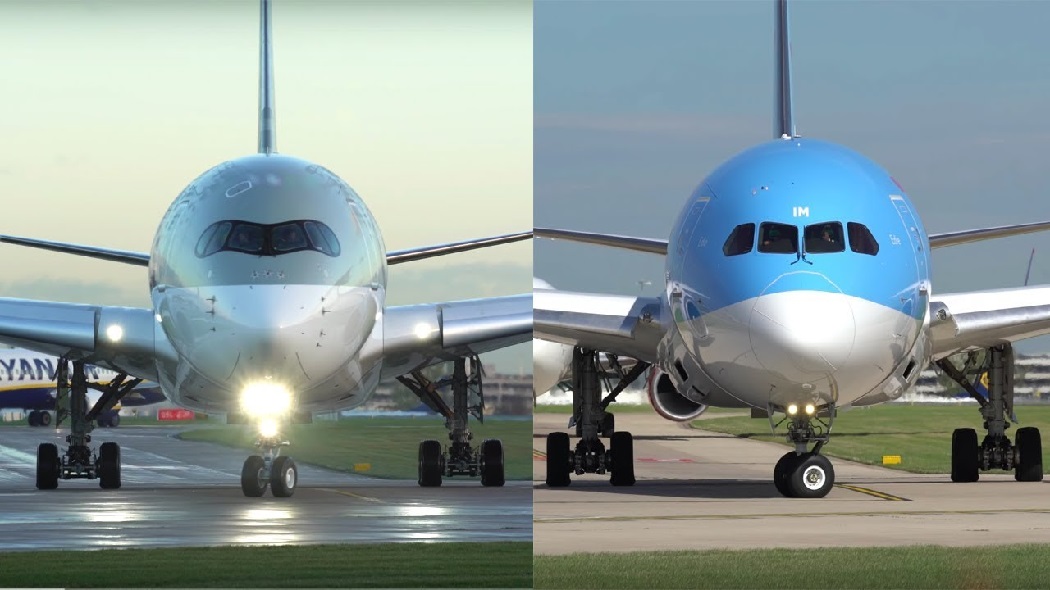 Video Airbus A350 vs Boeing 787 ¿Cuál ruge más fuerte?
